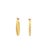 Contemporary 18k Gold Woven Hoop Earrings, A Pair For Sale - Image 3 of 3
