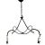 Metal Dennis & Leen 8-Light Gothic Iron Chandelier For Sale - Image 7 of 9
