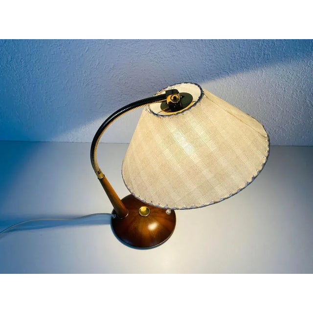 Teak Table Lamp from Temde, 1970s For Sale - Image 9 of 18