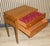 Wood Sewing Box Side Table with Walnut Drawers, 1960s For Sale - Image 7 of 12
