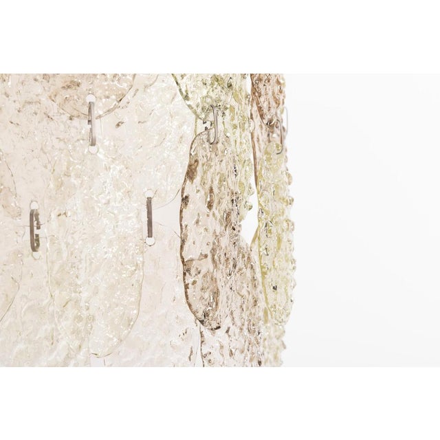 Large Murano Glass Torcello Sconce from Vistosi For Sale - Image 3 of 9