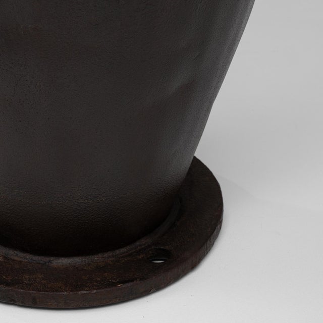 Mid 20th Century French Wrought Iron Flared Urn Firepit For Sale - Image 14 of 18