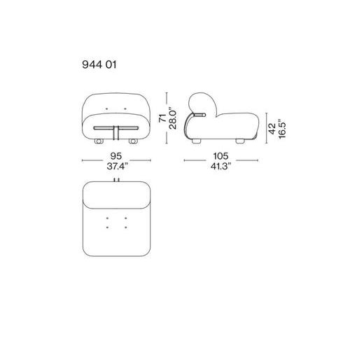 Soriana Armchair by Afra & Tobia Scarpa for Cassina For Sale - Image 6 of 17