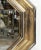 Large Italian Octagonal Mirror of Brass and Chrome by Sandro Petti (Dia 42 3/4) For Sale - Image 9 of 12