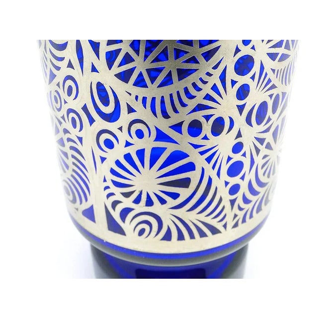 Postmodern Vase from Hortensja Glassworks, Poland, 1970s For Sale - Image 3 of 12