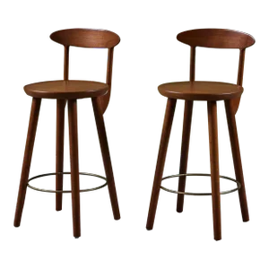 Pair of Kurt Østervig Bar Stools for Brande Møbelindustri