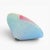 Blue Postmodern Pâte De Verre Sculptural Glass Bowl For Sale - Image 8 of 10
