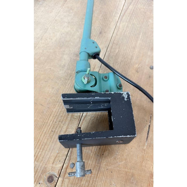 Green Industrial Workshop Desk Lamp by Curt Fischer for Midgard, 1950s For Sale - Image 18 of 18