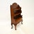 Antique Burr Walnut Cascading Open Bookcase, 1900 For Sale - Image 3 of 12