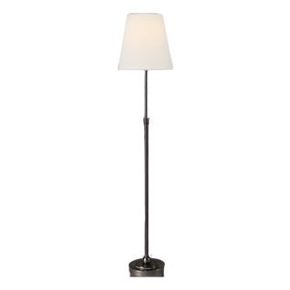 Thomas O'Brien by Visual Comfort Signature Bryant Table Lamp in Bronze with Linen Shade For Sale