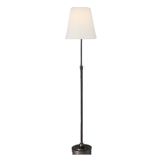 Thomas O'Brien by Visual Comfort Signature Bryant Table Lamp in Bronze with Linen Shade For Sale
