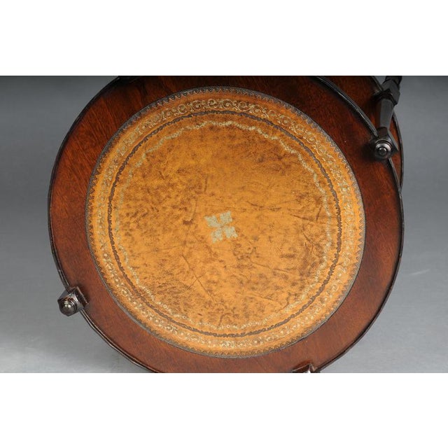 Vintage English Round Side Table For Sale - Image 9 of 11