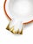 Art Deco Meissen Porcelain Cigar Ashtray with Coral Line and Gilded Trim, 1920s For Sale - Image 4 of 6