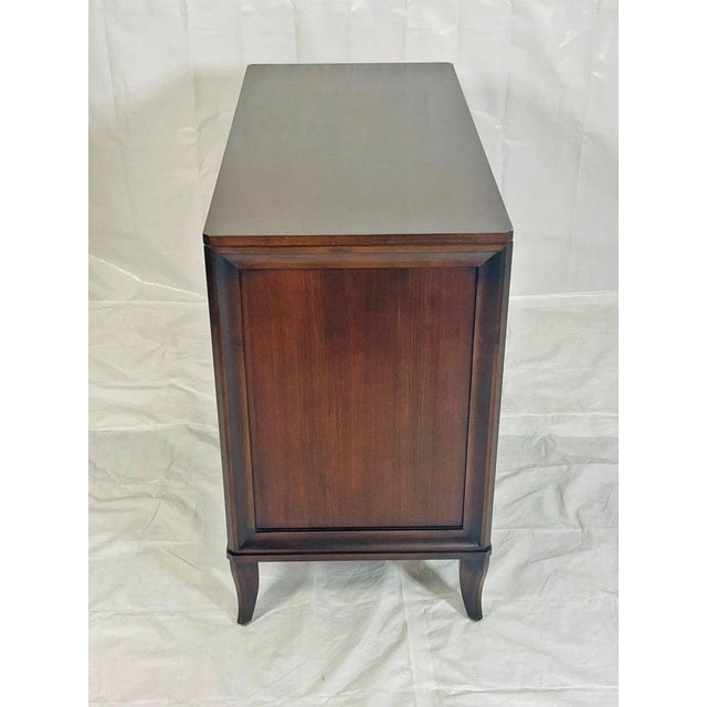 Pair of 3 Drawer Bachelor Chests With Brass Hardware by Century Furniture For Sale - Image 17 of 18