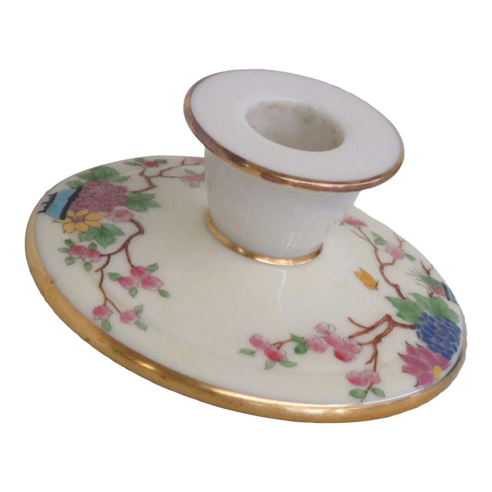 Lenox Mandarin Low Candle Holder | Chairish