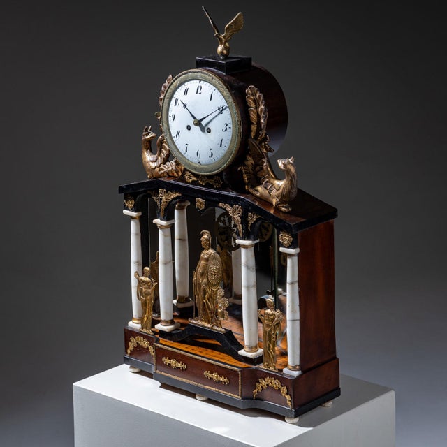 Viennese Portal Clock, 1800s For Sale - Image 4 of 11