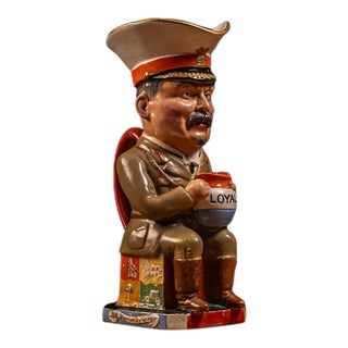 1918 Royal Staffordshire Pottery Louis Botha Toby Jug by Carruthers Gould For Sale