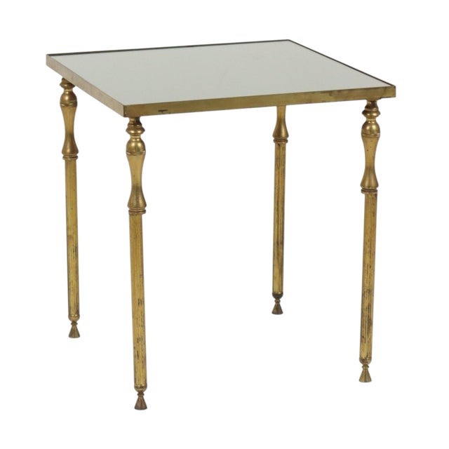 Brass Side Table from Maison Jansen, France, 1960s For Sale - Image 4 of 18