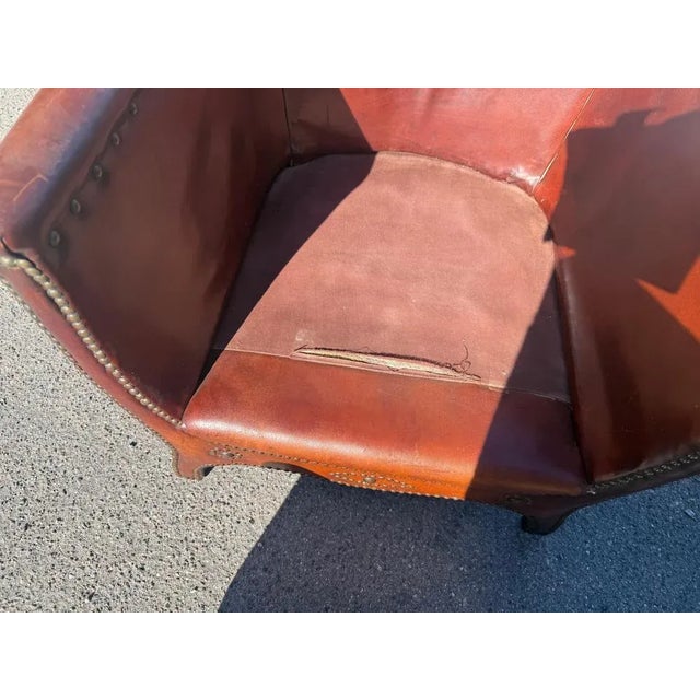 Lounge Chairs and Ottoman attributed to Otto Schultz for Boet AB, Sweden, 1930s, Set of 3 For Sale - Image 12 of 18