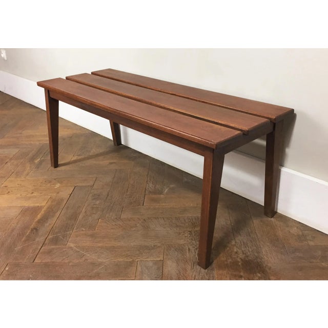 1950s Danish Oak Bench, 1950 For Sale - Image 5 of 8