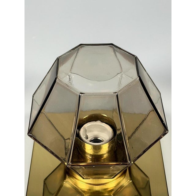 Vintage Space Age Wall Lamp from Glashütte Limburg, 1960s For Sale - Image 4 of 15