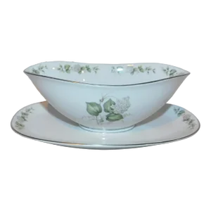 Mid 20th Century Franconia Summer Bloom Gravy Boat