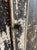 Wood Large Antique English Chippy Painted Black Pine Cupboard For Sale - Image 7 of 7