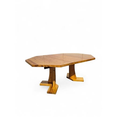 Danish Octogonal Dining Table, 1970s For Sale - Image 3 of 6