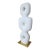 Abstract Sculpture in White by Arteriors For Sale