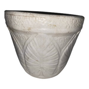 19th Century Red Wing Pottery Planter Antique Red Wing Elephant Ear Planter.