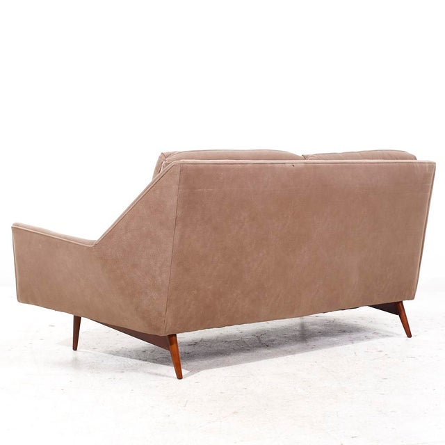 Mid 20th Century Paul McCobb for Directional Mid Century Angle Arm Sofa For Sale - Image 5 of 9