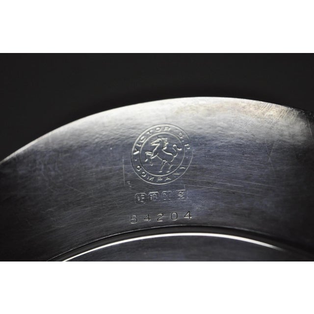 Vintage Victor Sp Co Art Deco Silver Plated Covered Vegetable Serving Dish For Sale - Image 10 of 11