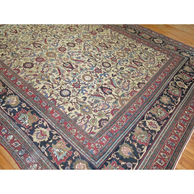Late 19th Century Antique Persian Doroksh Carpet - 10'5" x 13'5" For Sale - Image 9 of 18