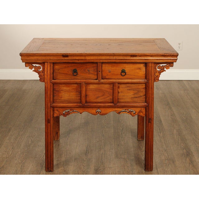 Antique Chinese Hardwood Altar Table For Sale In Philadelphia - Image 6 of 12