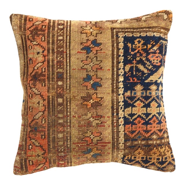 Pasargad DC Vintage Turkish Pasargad Hand Knotted Pillow For Sale