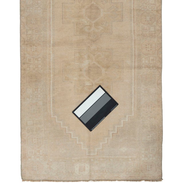 Vintage Circa 1940 Turkish Oushak Area Rug 3ft 6in X 6ft 7in For Sale - Image 4 of 8