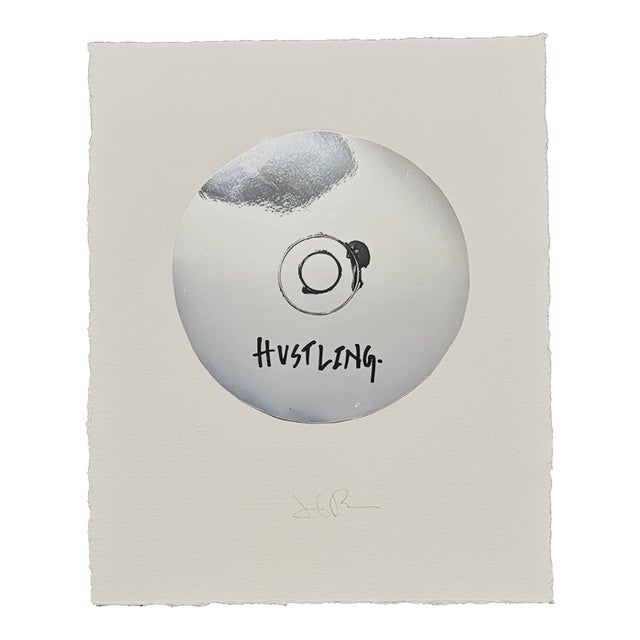 "Hustling Cd" Original Artwork by Jake Poser For Sale