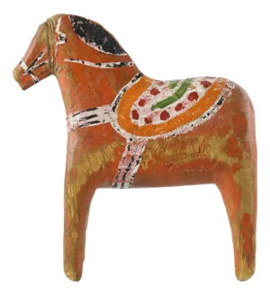 Swedish Lucky Horse Figurine, 1900s
