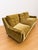 Vintage Green Velvet and Wood Sofa, 1950s For Sale - Image 6 of 7