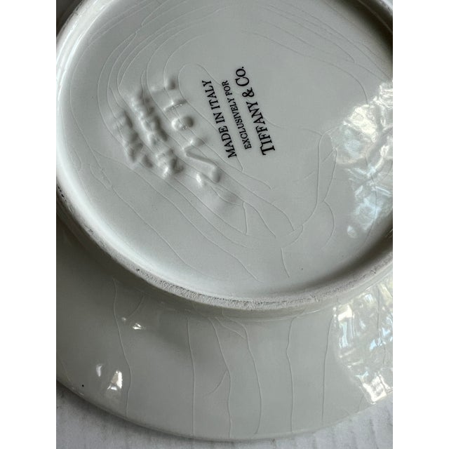 White 1990s Tiffany & Co. White Garland Dessert/Salad Plates For Sale - Image 8 of 9