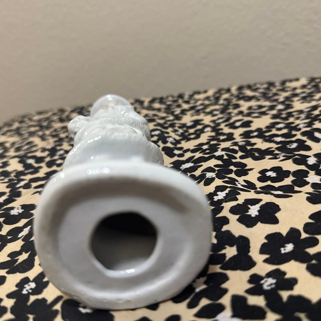 Ceramic Porcelain Flapper Women in Jacket Figurine For Sale - Image 7 of 8