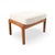 Senator Highback Armchair and Pouf by Ole Wanscher for Poul Jeppesen, Set of 3 For Sale - Image 9 of 15