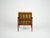 1960s Vintage Teak and Green Velvet Fabric Armchair, 1960s For Sale - Image 5 of 10