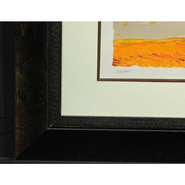 Impressionist Earl Biss "The Green Green Grass of Home" Framed Hand Signed Print For Sale - Image 3 of 8