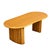 1940s Restored Rattan & Koa Wood Oval Surfboard Coffee Table W/ Stacked Rattan Legs For Sale In Los Angeles - Image 6 of 8