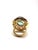 Late 20th Century Bochic “Orient” Vintage Diamond, Blue Topaz & Pink Tourmaline Ring Set 18K & Sil For Sale - Image 5 of 11