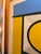 French Artist Patrice Bertin Geometric Composition Framed Oil on Canvas Signed For Sale In Miami - Image 6 of 10