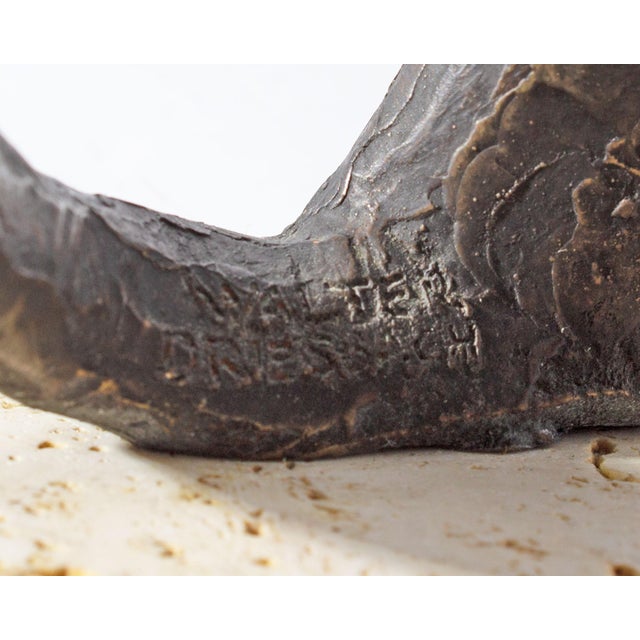 Abstract Bronze Sculpture by Walter Driesbach For Sale In Indianapolis - Image 6 of 6
