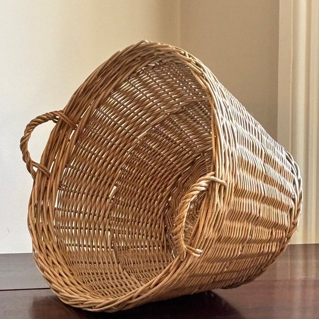 Vintage European-Style Laundry Basket For Sale In Baltimore - Image 6 of 16