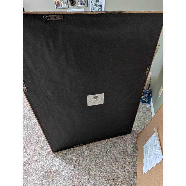 1990s John Richard Designer Wall Mirror | Black & Gold | JRM-208 | 1998 For Sale - Image 5 of 7